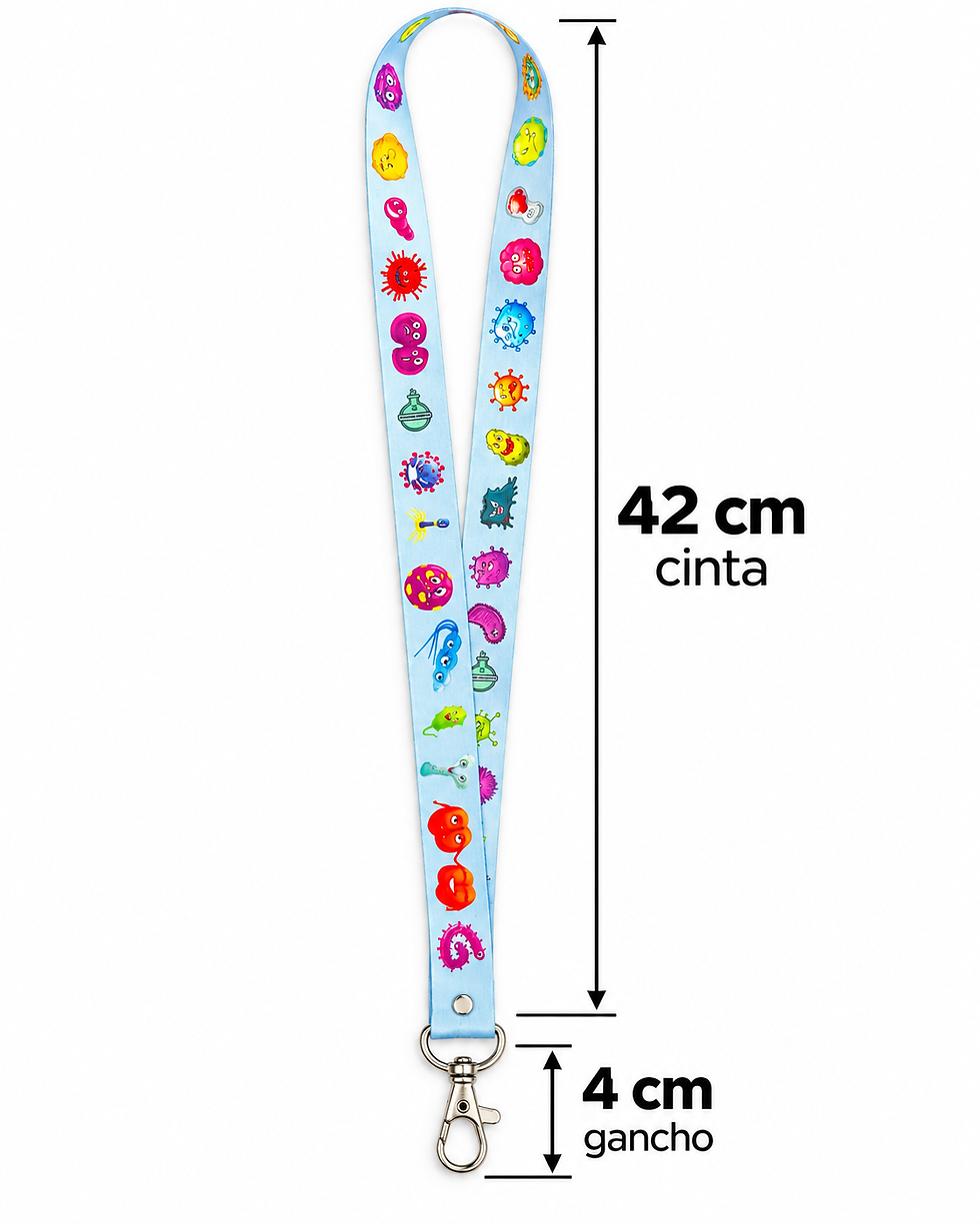 Miniatura: Lanyard Biología - Microorganismos