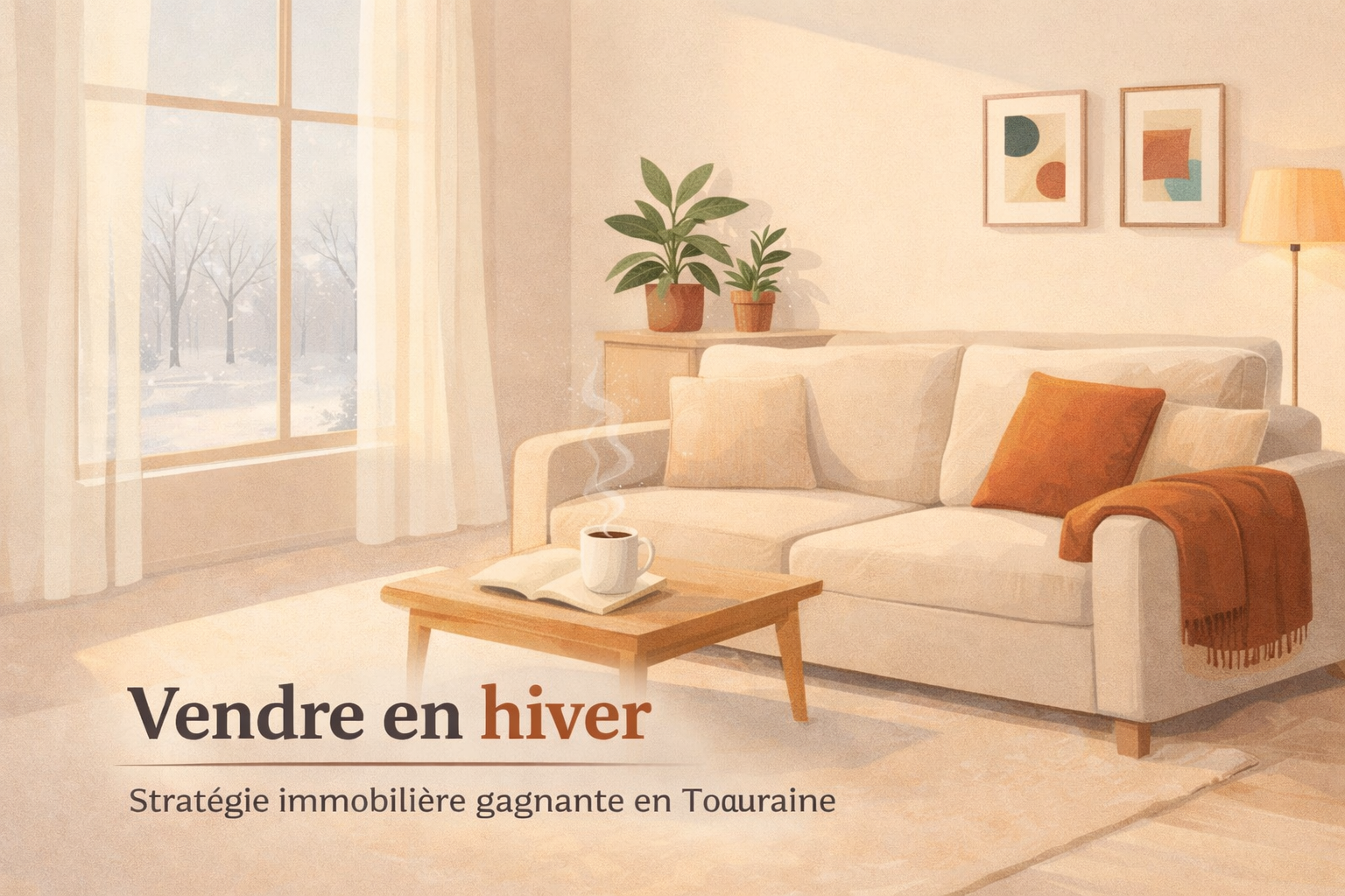 Vendre sa maison en hiver en Touraine : l’erreur que font 8 vendeurs sur 10