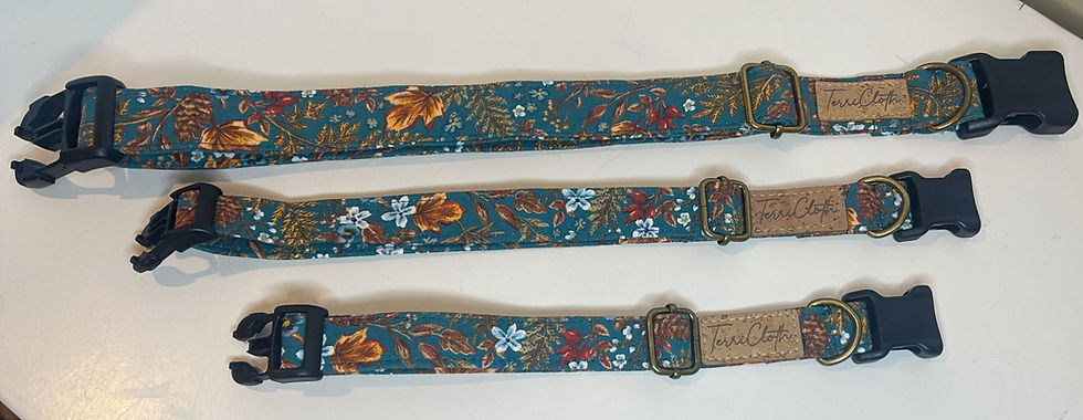 Thumbnail: Autumn Leaves Dog Collar