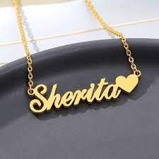 Thumbnail: 18k Gold Plated Customised Name Necklace