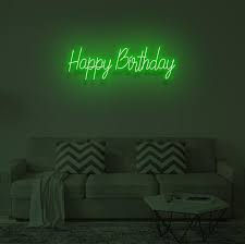 Thumbnail: Happy Birthday Neon Sign Light