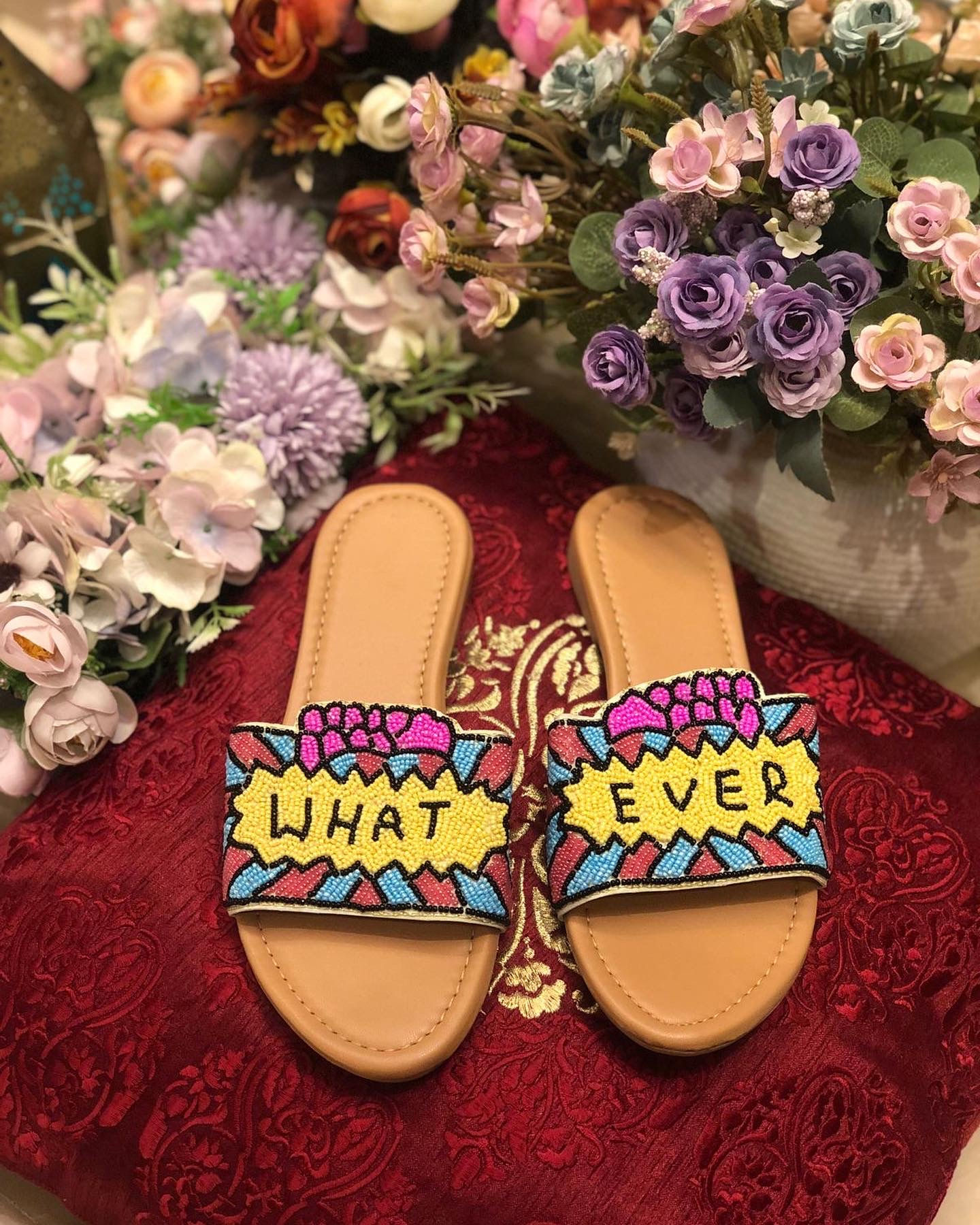 What Ever Handmade quirky slippers