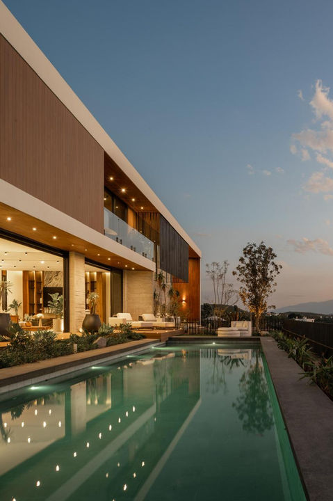 alberca residencial, diseño arquitectónico, arquitectura