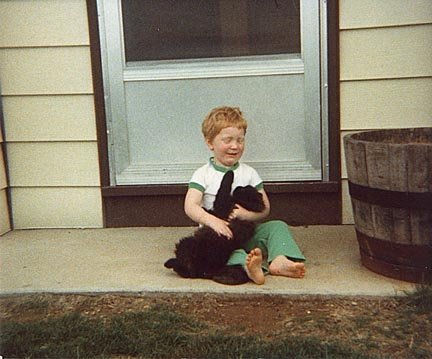 Yes, this is me. I was mistaken for a boy by the hairdresser.