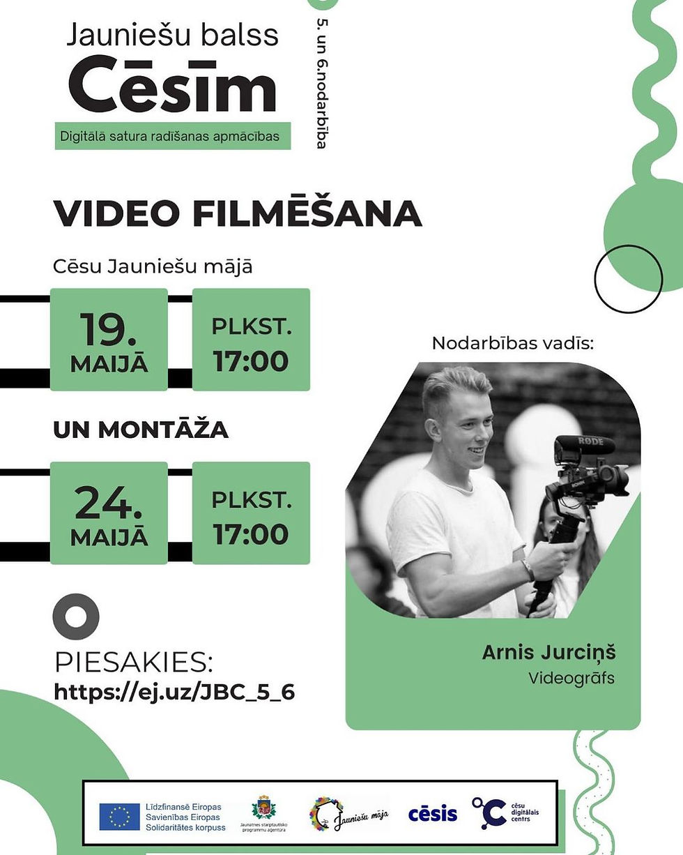 Video montāžas nodarbība