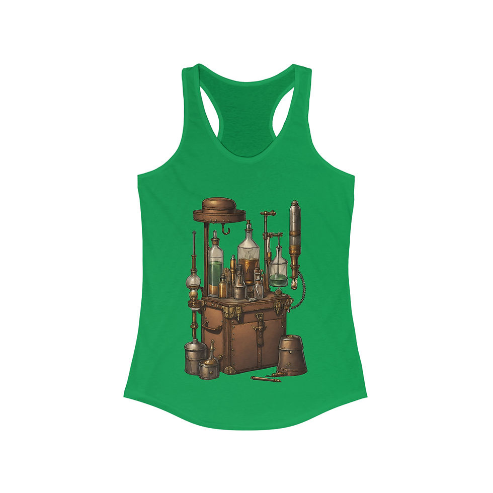 Thumbnail: Steampunk Alchemy Kit 1 Racerback Tank