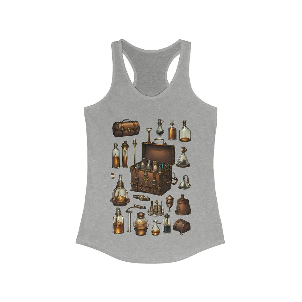 Thumbnail: Steampunk Alchemy Kit 2 Racerback Tank