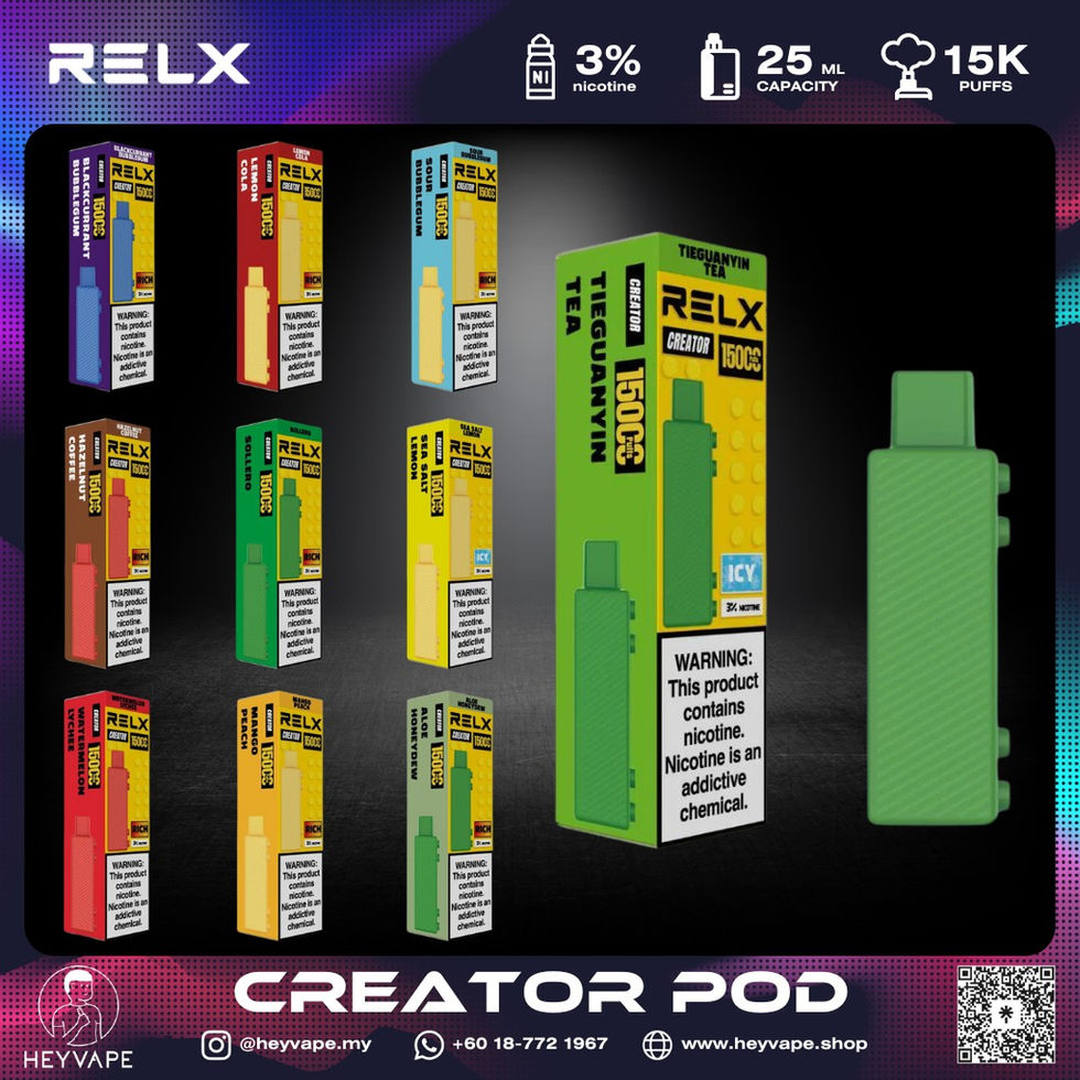 RELX_Creator _Pod_15K_puff_vape_disposable_vape_with_nicotine_strength_e-liquid_capacity_puff_count_best_online_vape_shop