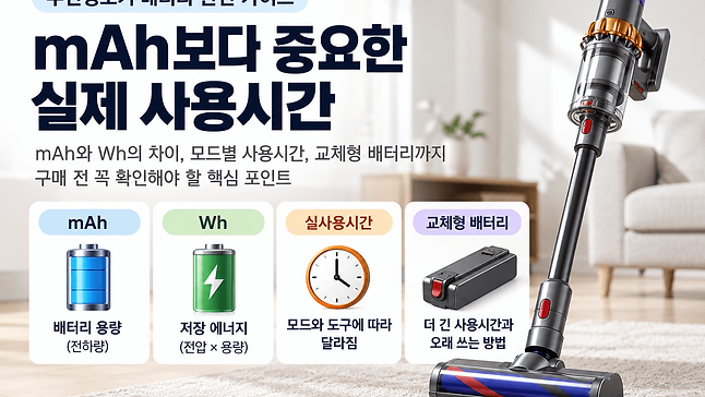 무선청소기 배터리