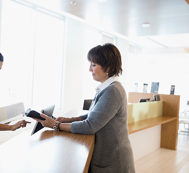 Reception Desk Interaction
