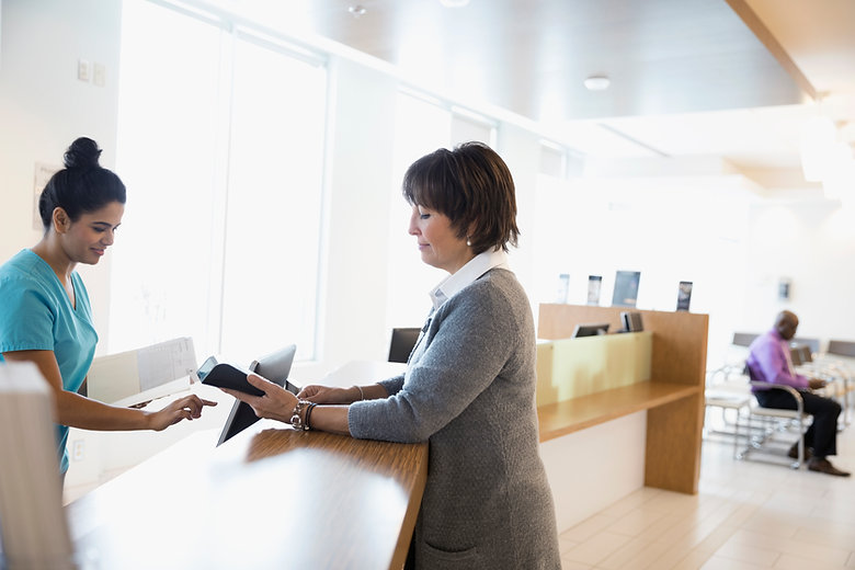 Front Desk at Clinic