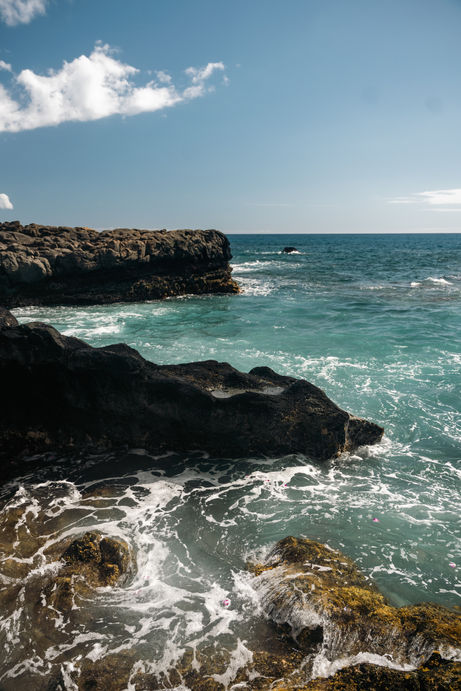 Memorial photography session at Yokohama Bay, Oahu