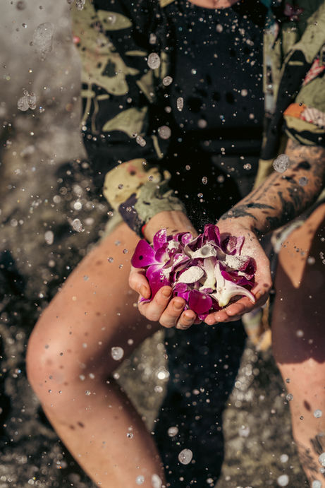 Memorial photography session at Yokohama Bay, Oahu