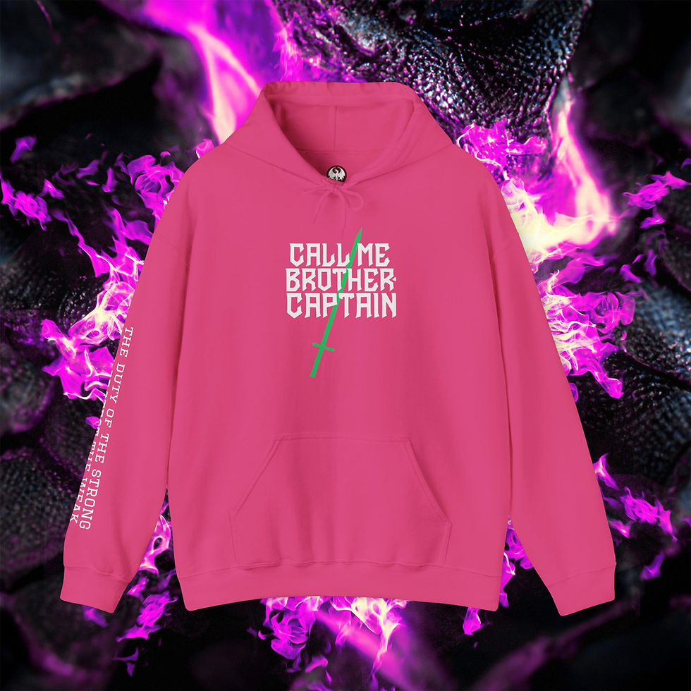 Thumbnail: Call Me Brother Captain– Heavy Blend Hoodie