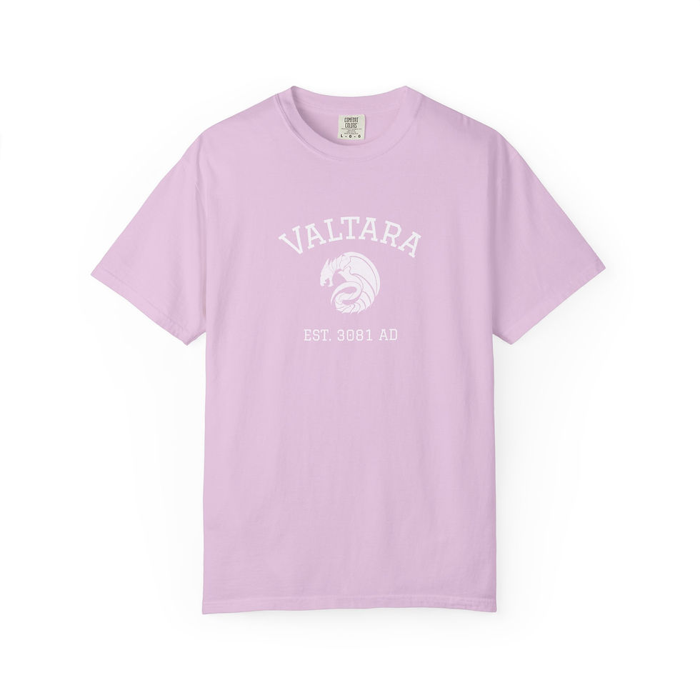Thumbnail: Valtara Established 3081 AD – Unisex Garment Dyed Tee