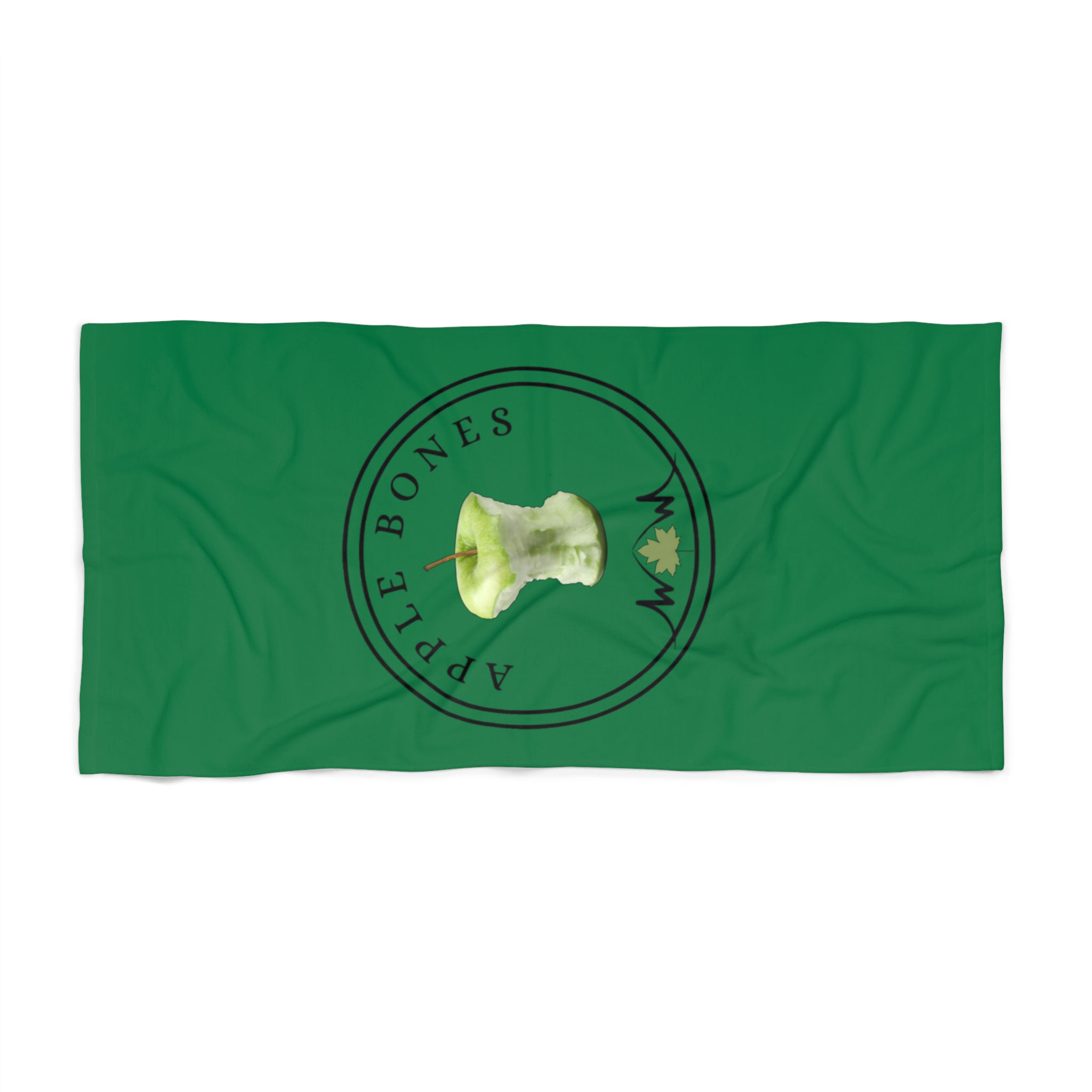 Apple Bones Beach Towel - Green