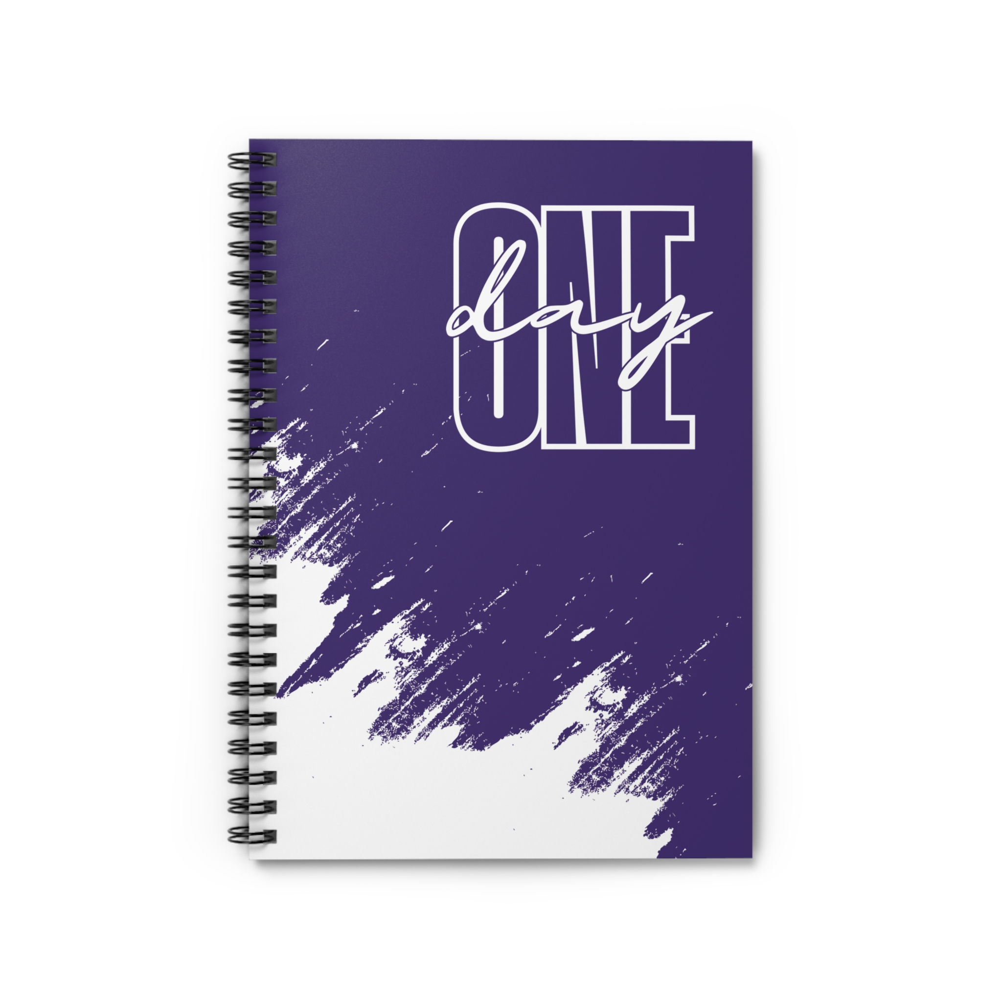 Day One Spiral Notebook (purple) - Ruled Line