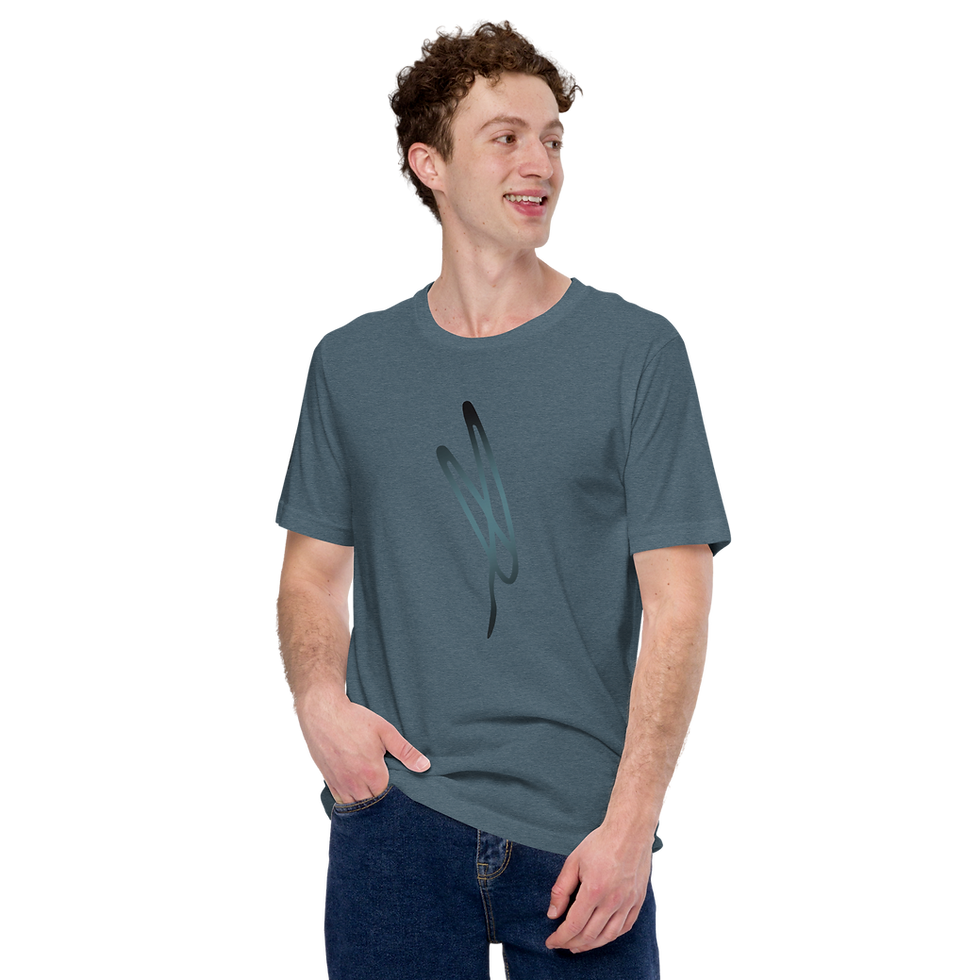 Thumbnail: Signature Color Unisex T-shirt (Heather Slate)