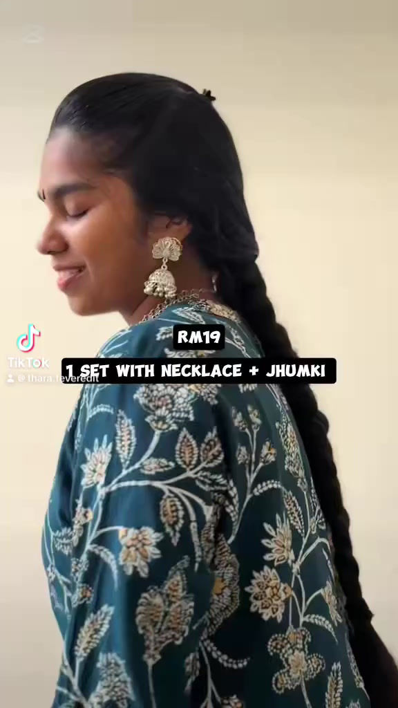 Thumbnail: Jhumka + Necklace