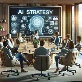 DALL·E 2024-02-21 02.43.26 - Create an image depicting a board meeting in a relaxed office