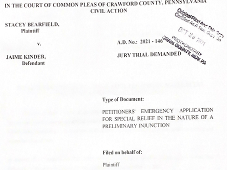 Speaking of public documents...