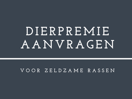 Premie voor melkkoeien van zeldzame rassen