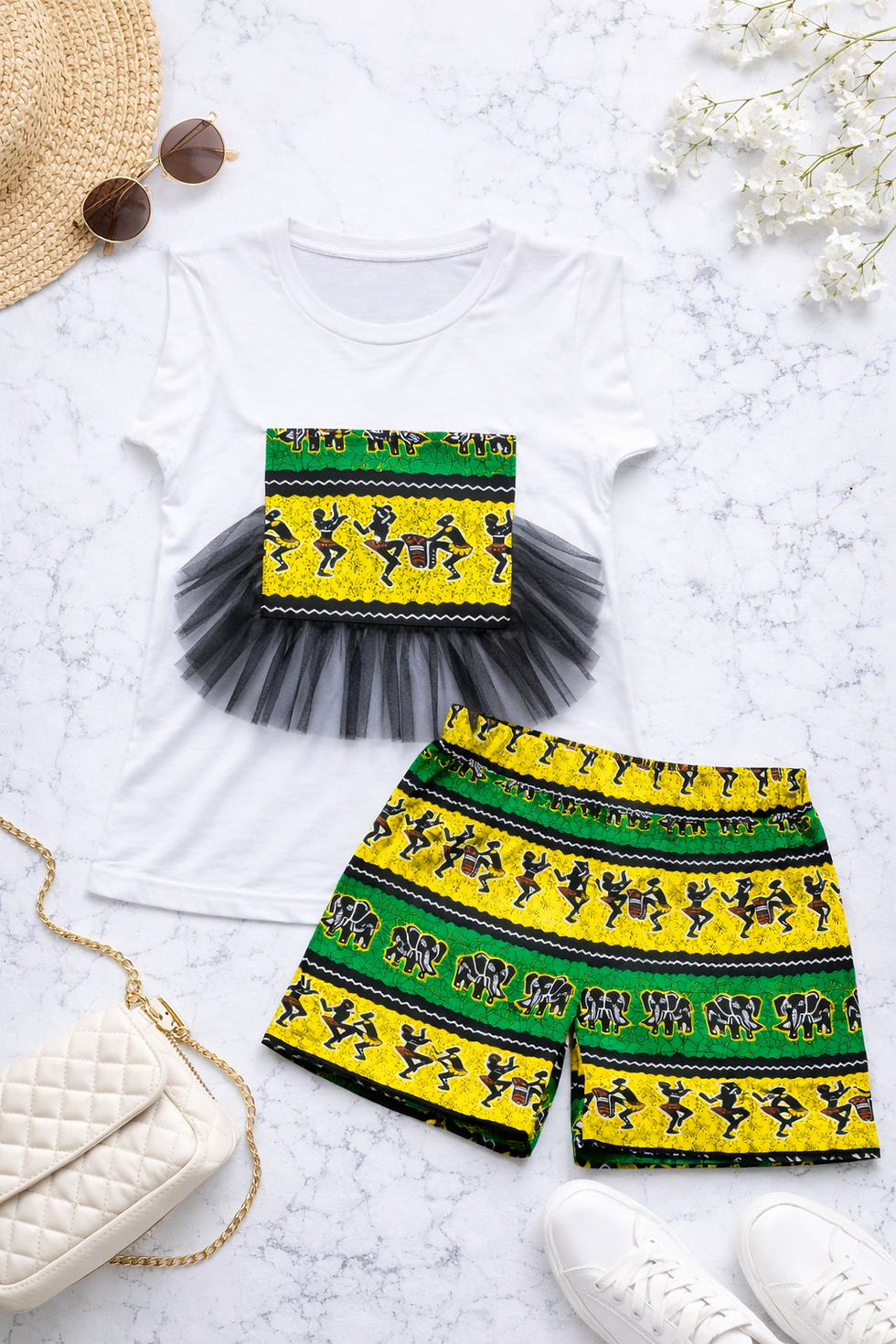 Thumbnail: Safari Tulle Accent Co-Ord Set