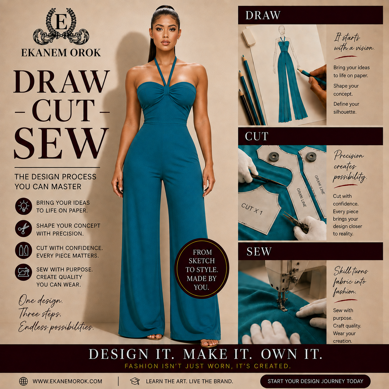 Halter Twist Jumpsuit
