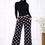 Thumbnail: Midnight Polka Dot Wide-Leg Pants