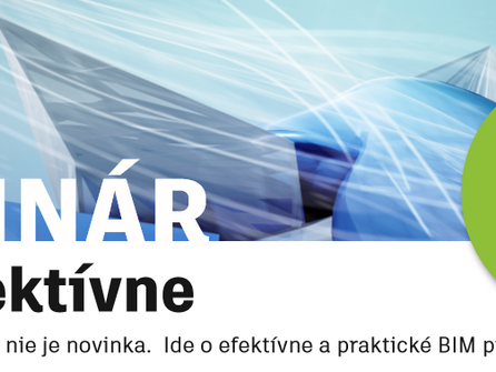 Seminár - BIM efektívne