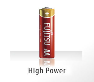Thumbnail: Fujitsu High Power AA Alkaline Battery 1.5V | Pack of 2