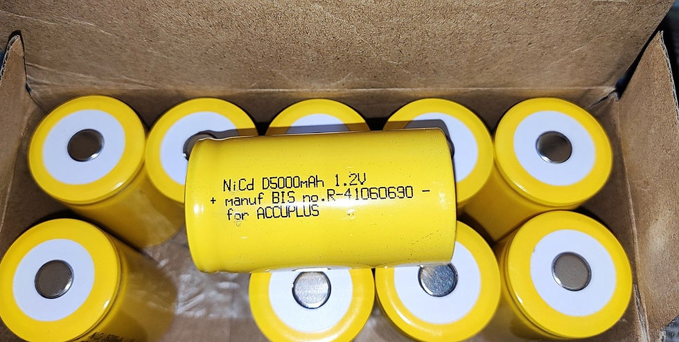 Thumbnail: Accuplus D size 1.2V NiCD 5000MAH