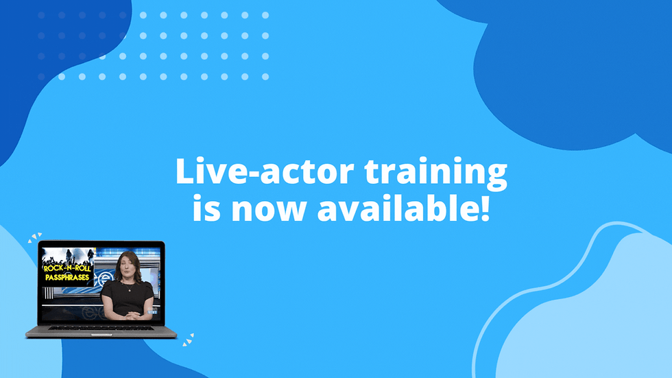 Live actor training is now available from HacWare!