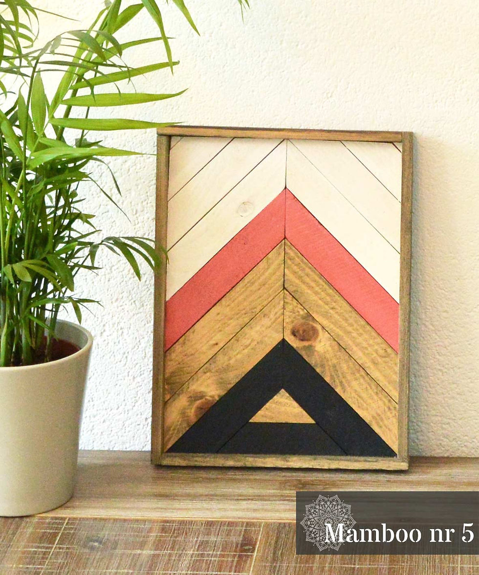 Thumbnail: Aztec muurkunst voor bohemian interieur