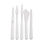 Thumbnail: Set 5 paletmessen of wel schildersmessen of palet knives  - kunststof 5 verschillende formaten en vormen