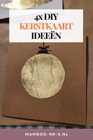 4x Zelf kerstkaarten maken (eenvoudig en goedkoop)