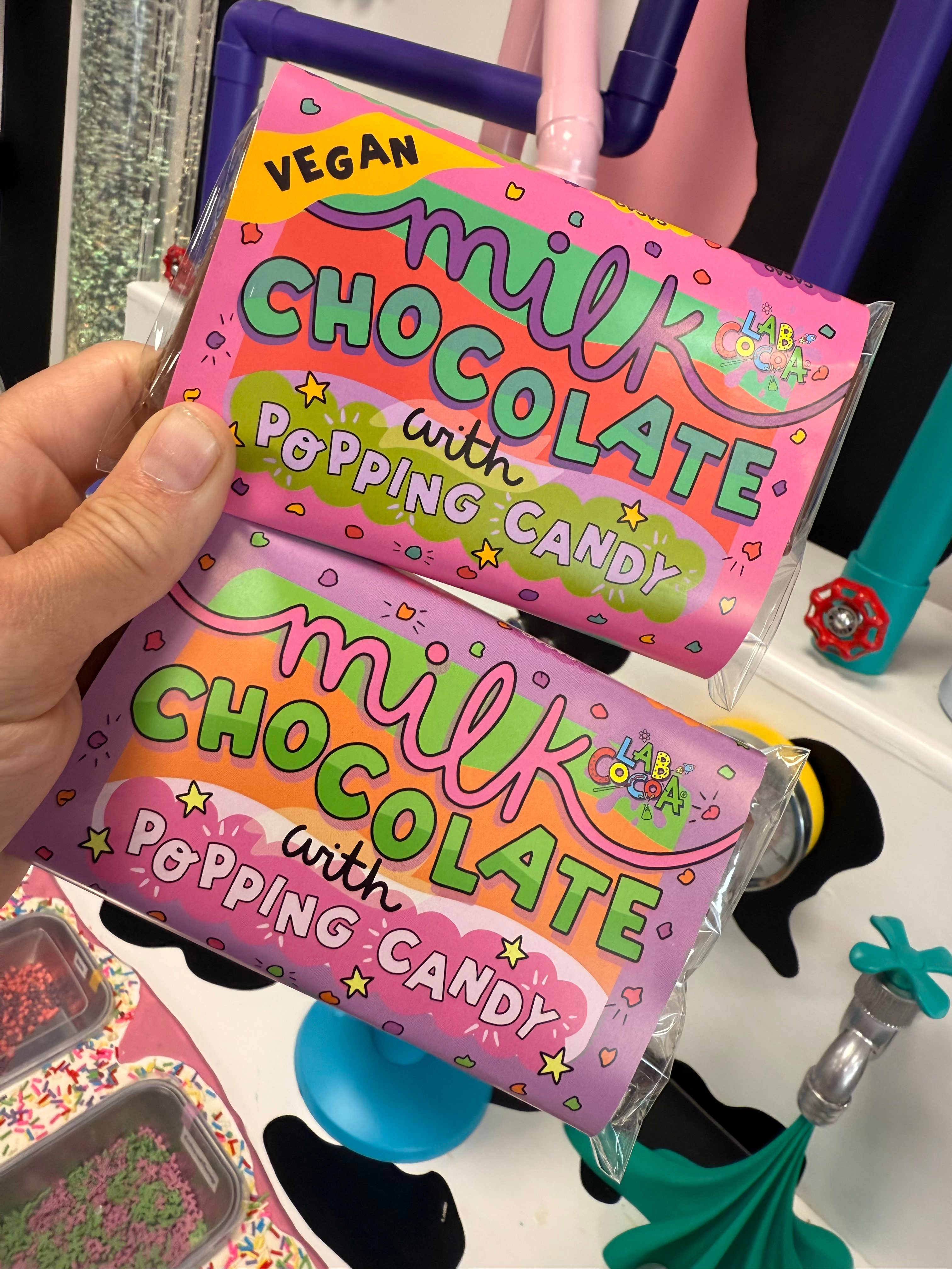 Milk Chocolate with Popping Candy