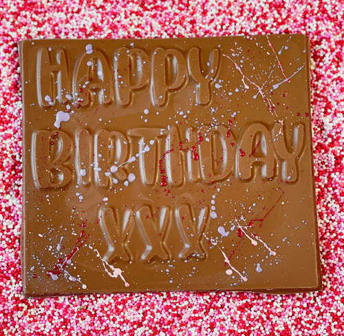 Happy Birthday Card | Chocolate Gift | Chocolate Card | Edible Card ...