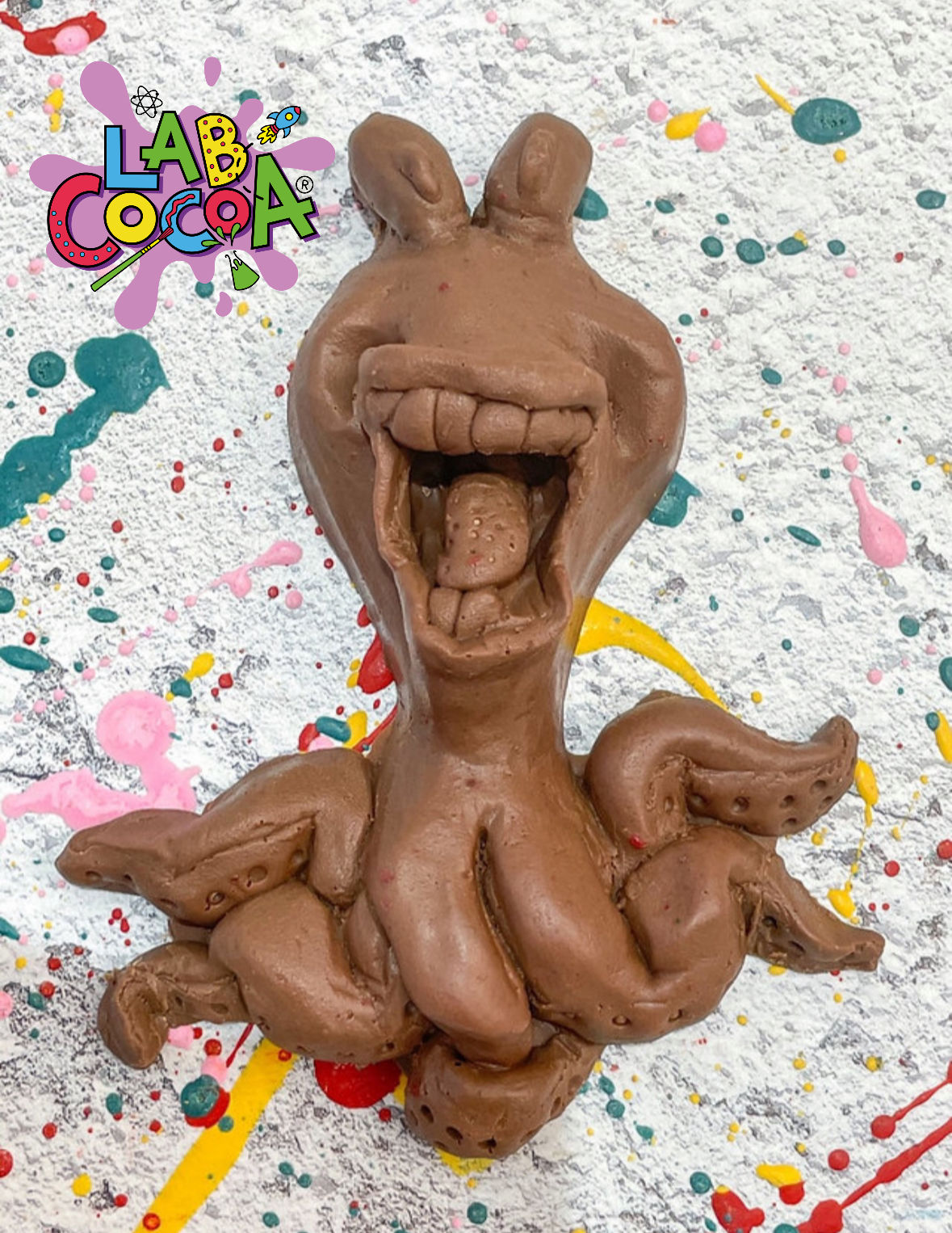 Lab Cocoa Brian Chocolate Octopus Set | Chocolate Activity Set For Kids | DIY Chocolate Set | Gift Set For K