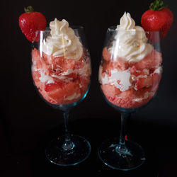 #030 Strawberry parfait $15