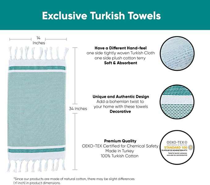 Sea Me At Home Turkish Hand Towels