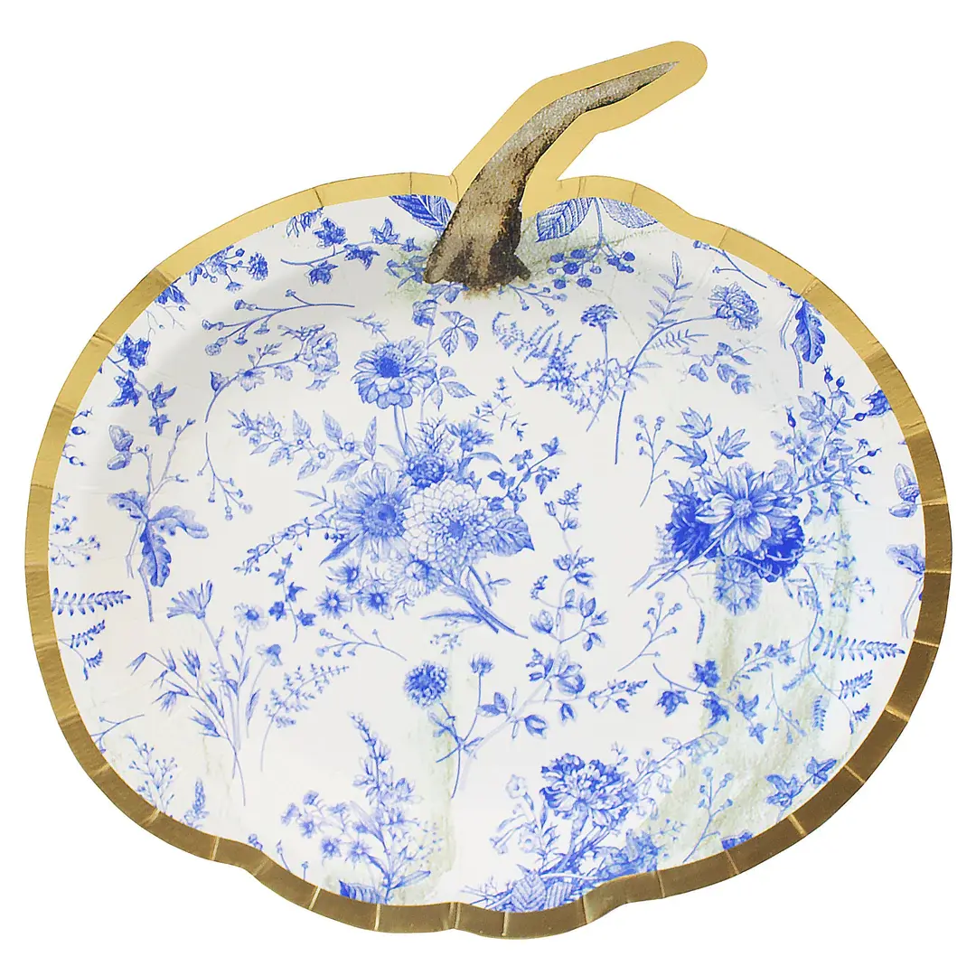 Timeless Pumpkin Dessert Plates and Napkins