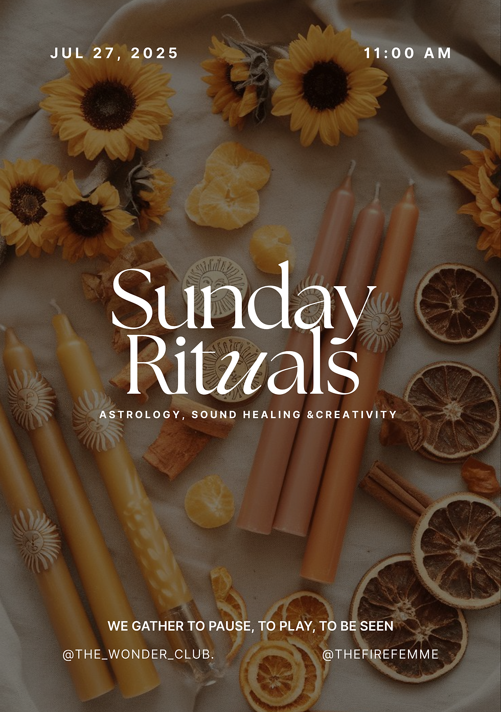 Sunday Rituals: July edition