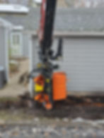 Side-grip pile hammer