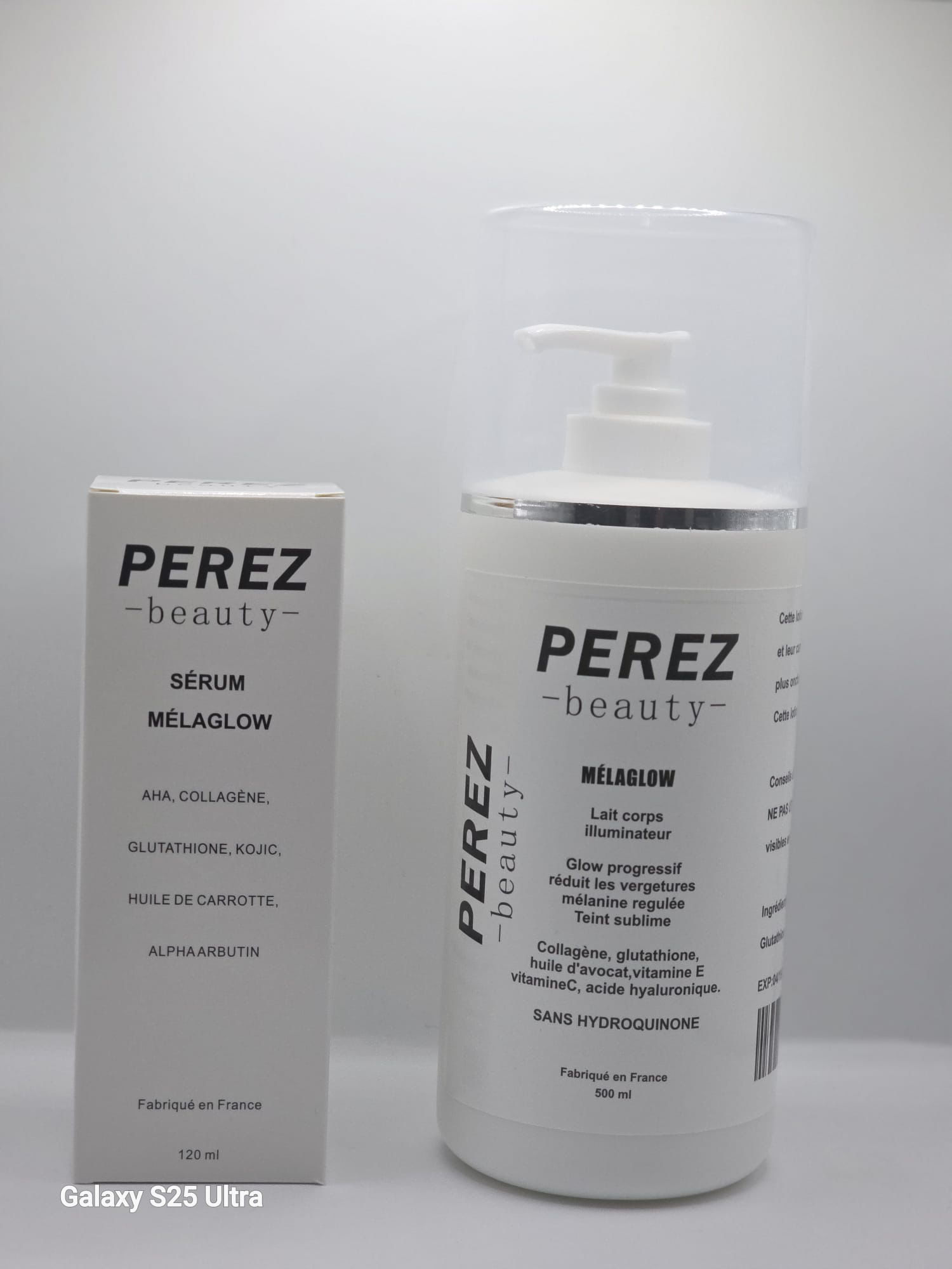 Pack MÉLAGLOW (1 lait + 1 sérum)