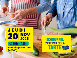 Atelier nutrition & cuisine : bien vieillir en gardant le plaisir de manger