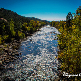 The Arkansas River.