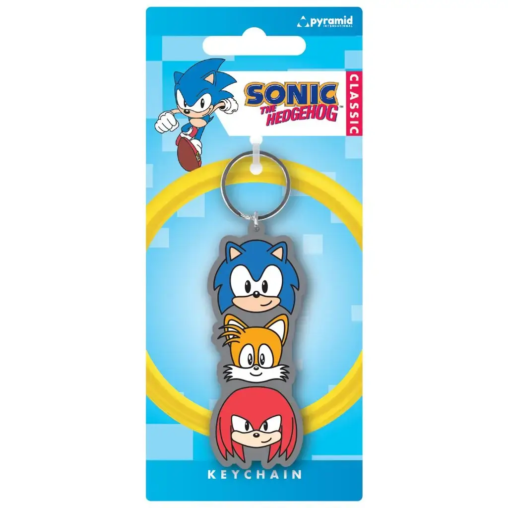Sonic the Hedgehog (Trio Stack) Keychain