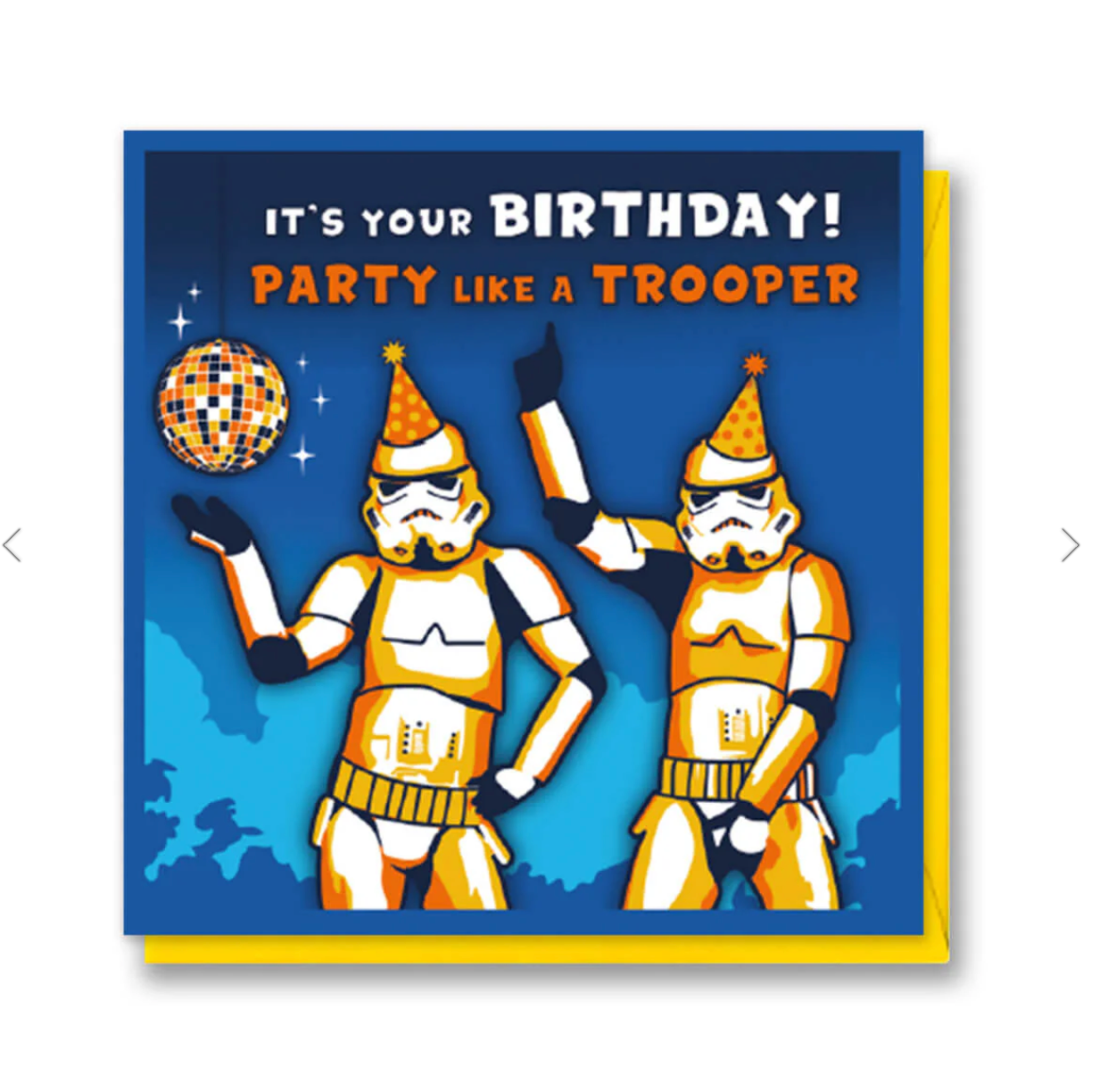 Party Like A Trooper Birthday Card