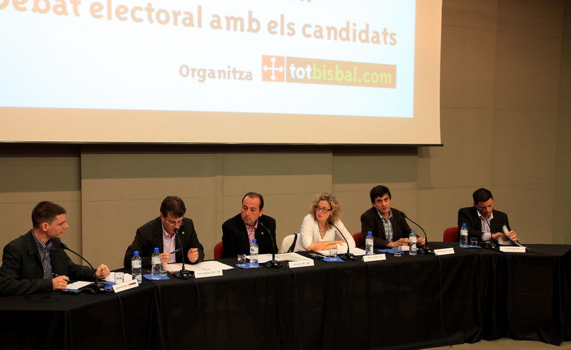 Debat de candidats, any 2011 (Foto: Pere Mercader)